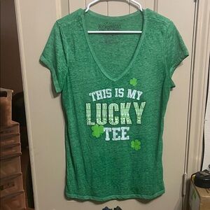 Green This Is My Lucky Tee Saint Patricks Day XL Shirt
